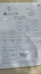 Menu halal Barnalleure